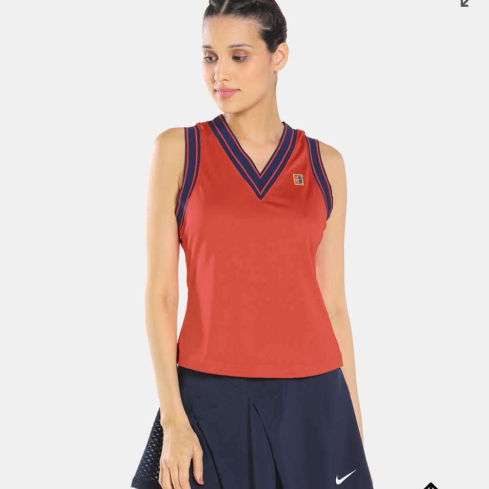 Nike Red Court Tennis Tank Top